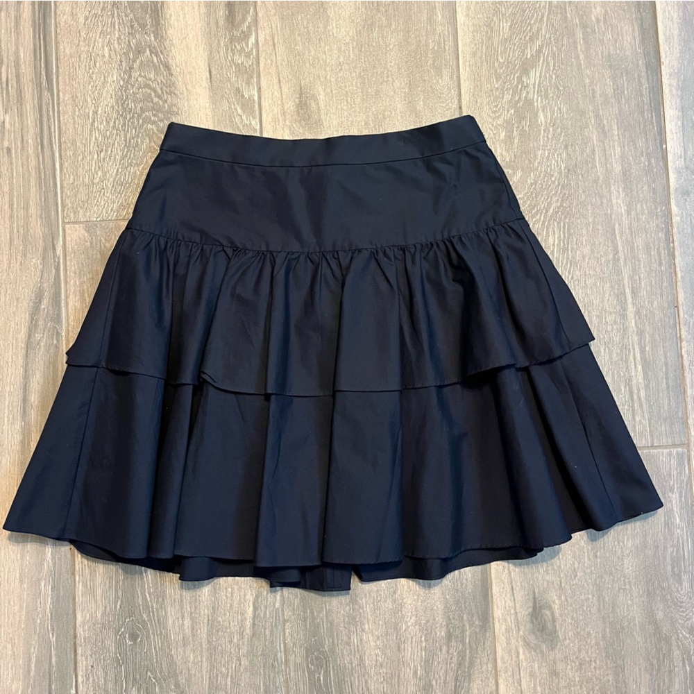 J. Crew Tiered Ruffle Mini Skirt